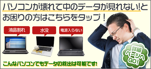 データ救出にお困りの方はこちら