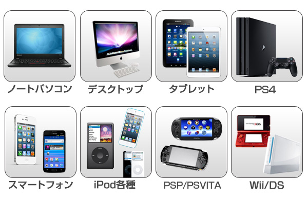 買取対象商品一覧